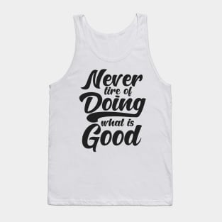 'Doing What Is Good' Food and Water Relief Shirt Tank Top